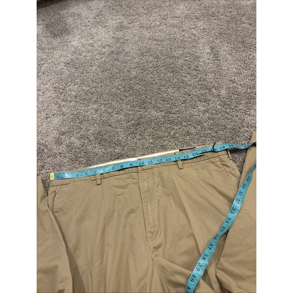 Polo Ralph Lauren Pants Mens 38x32 Chino Beige Stretch Classic Fit Khaki Work